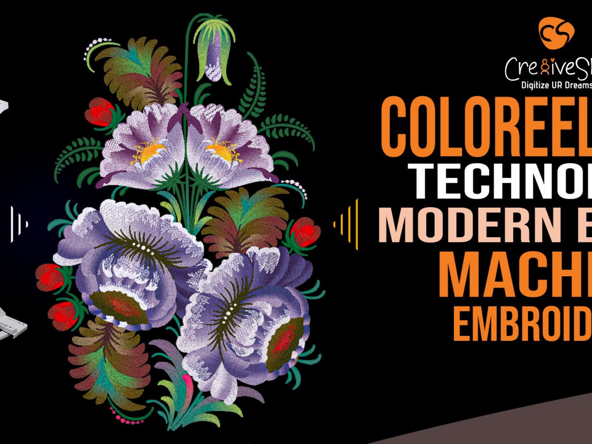 Coloreel Thread Coloring Technology Modern Era Of Machine Embroidery